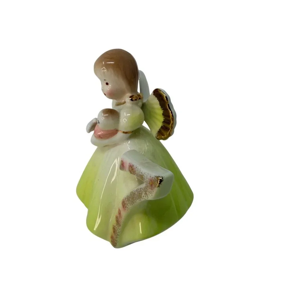 Vtg Josef Originals Birthday Girl Angel Figurine 7 Years Old 7th Birthday Gift
